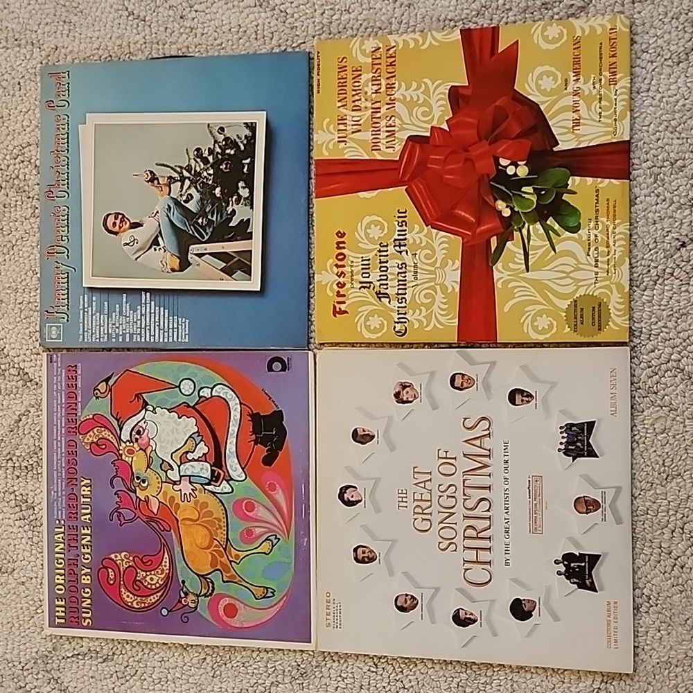 Vintage Christmas Classic Vinyl Assortment